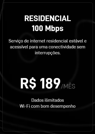 Plano Starlink Residencial 100 Mbps