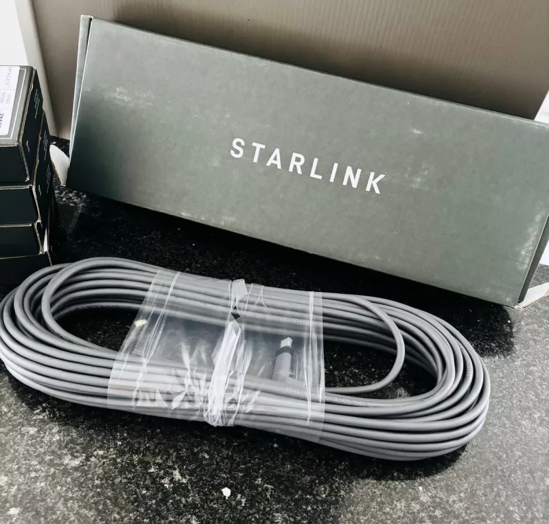 Cabo De Reposição Starlink V2 23m/75 Pés Antena / roteador